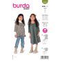 Burda patroon 9252 maat 104 t/m 134