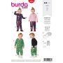 Burda patroon 9293 maat 56 t/m 98