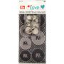 Prym Love Knopenstof Olifant +7 knopen 1 set