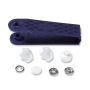 PRYM Drukknopen Jersey MS 12 mm wit. 390171