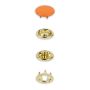 PRYM Drukknopen Jersey 12mm oranje 20 stuks 390776