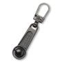 Fashion-Zipper Kogel staalkleurig
