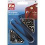 PRYM Ringen en schijven MS 4 mm oudmessing 541360