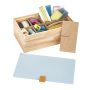 PRYM Assortimentsbox hout S blauw 612576