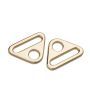 PRYM Driehoek-ringen met gleuf 25mm new gold 615831
