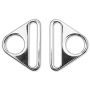 PRYM Driehoek-ring met gleuf 40mm zilverkleurig 615838