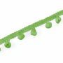Boord met pompons 20 mm groen 2 m