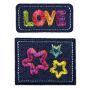 PRYM Applicatie Jeans LOVE opstrijkbaar/zelfklevend bont 2st 921491