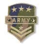 PRYM Military Army wapenschild kaki 926405