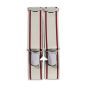 PRYM Bretellen 30mm/120cm li.grijs/rood1st 944189
