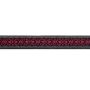 PRYM Elastiek Color 25mm bloem rood/fuchsia 957456