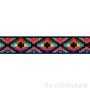 Elastiek Color 25 mm ethno geel~bont