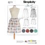 Simplicity patroon 8211 maat 40 t/m 48