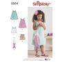 Simplicity patroon 8564 maat 98 t/m 104