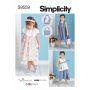 Simplicity patroon 9559 maat 98 t/m 134