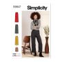 Simplicity patroon 9647 maat 40 t/m 48