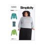 Simplicity patroon 9680 maat 46 t/m 54