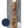 Prym Ritssluiting Metaal 6mm Antiek Messing Deelbaar Marine #210 65 cm