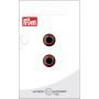 Knoop oog 12mm medium bruin 2st