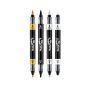 Stiften set 4 stuks Rit FreeFlow Marker Monochrome